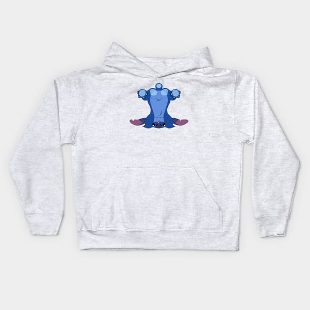 Stitch's Butt Kids Hoodie by FuManChu